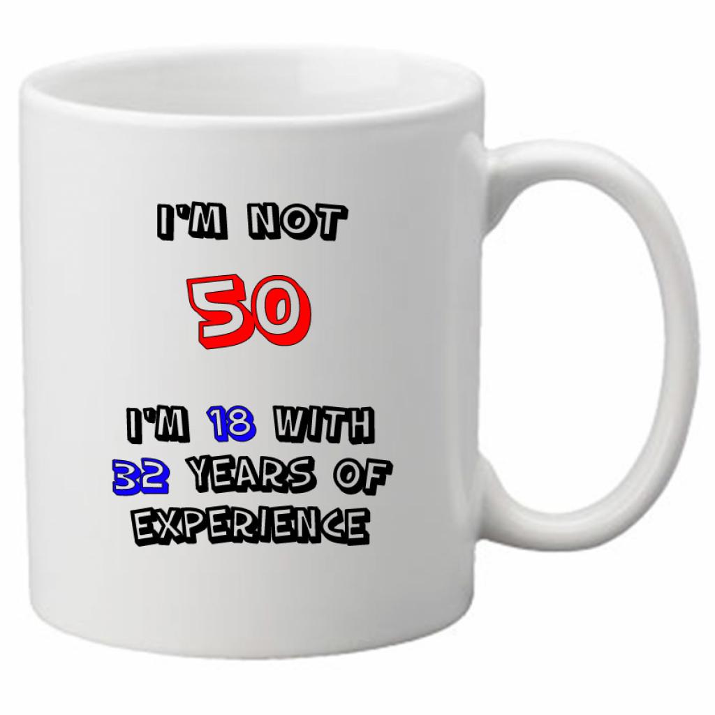 Printed Age, Novelty Mugs 11oz, Celebration Mugs