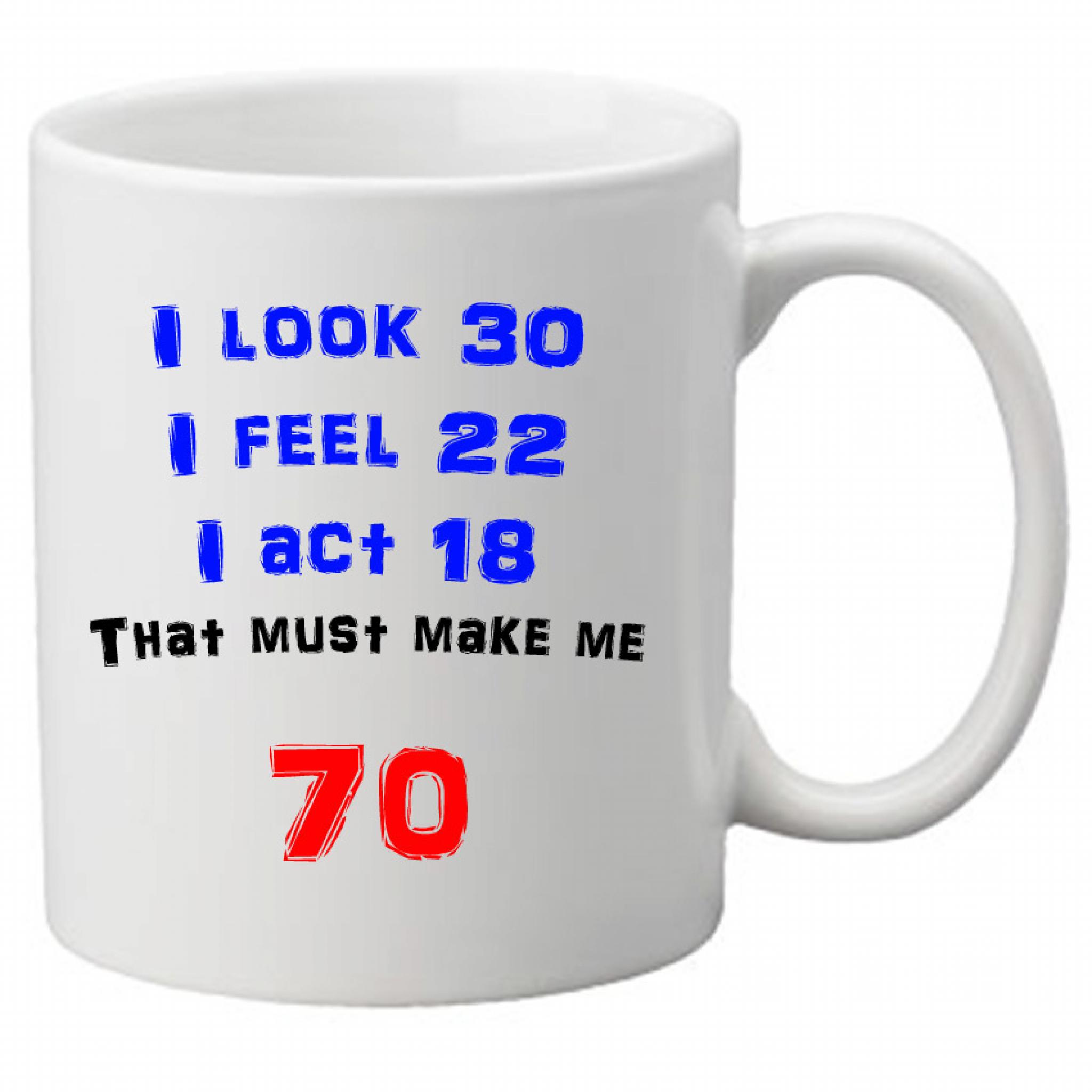 Printed Age, Novelty Mugs 11oz, Celebration Mugs