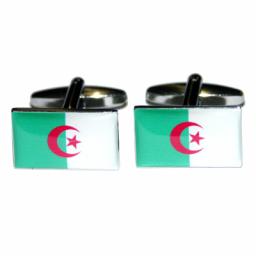 Algeria Flag Cufflinks (BOCF11)