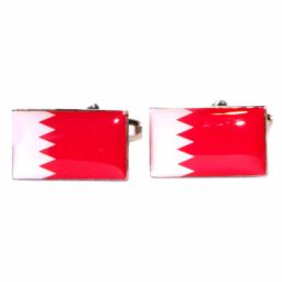 Bahrain Flag Cufflinks (BOCF52)