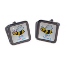 "Bee Mine'' cufflinks