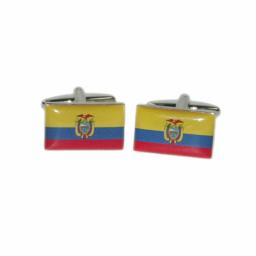 Ecuador Flag Cufflinks (BOCF84)
