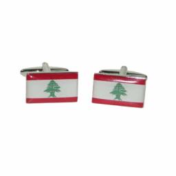 Lebanon Flag Cufflinks (BOCF98)