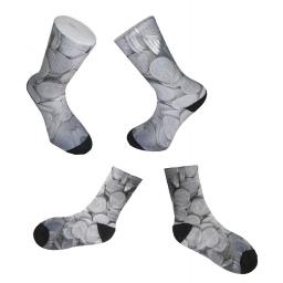 Six Pence Design Novelty Socks - Great Novelty Socks Mens, Ladies Socks (Adult Size 6-12) - Lucky Six Pence Socks