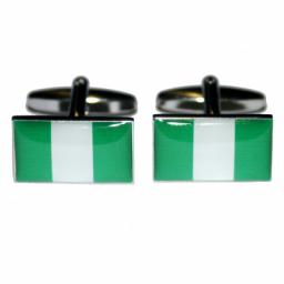 Nigeria Flag Cufflinks (BOCF6)
