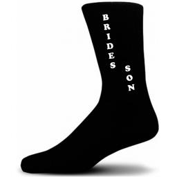 Vertical Design Brides Son Black Wedding Socks Adult size UK 6-12 Euro 39-49