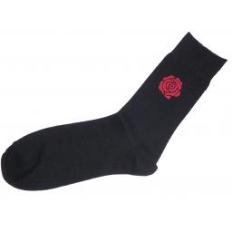Red Rose Socks, Great Novelty Gift Socks Luxury Cotton Novelty Socks Adult size UK 6-12 Euro 39-49