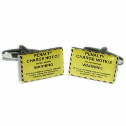 Penalty Charge Notice Cufflinks (BOCF64)