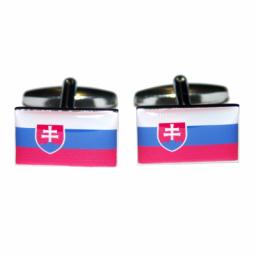 Slovakia Flag Cufflinks (BOCF24)