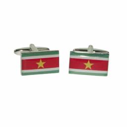 Suriname Flag Cufflinks (BOCF109)