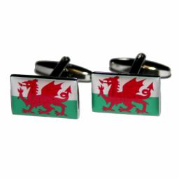 Wales Flag Cufflinks (BOCF49)