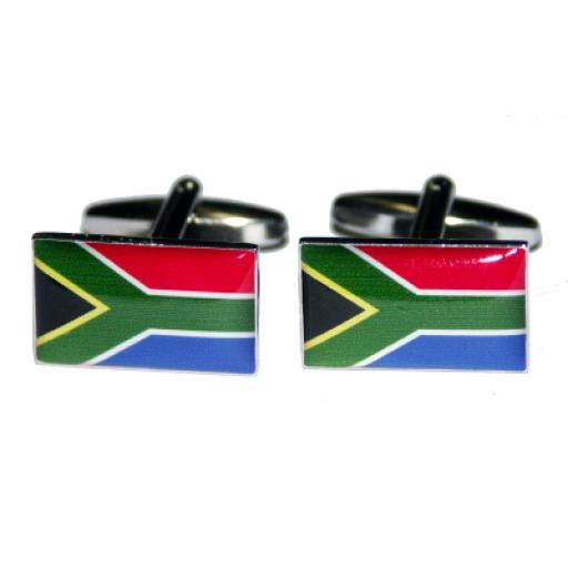 South Africa Flag Cufflinks (BOCF1)