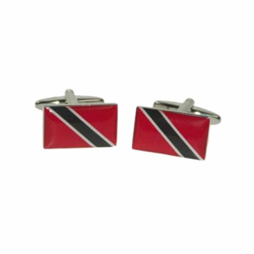 Trinidad & Tobago Flag Cufflinks (BOCF112)