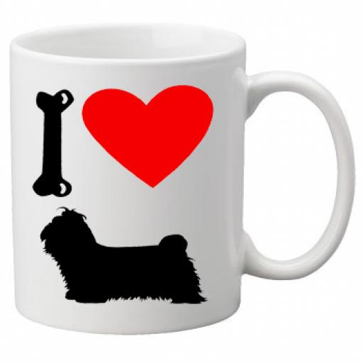 I Love Shi Tzu Dogs on a Quality Mug, Birthday or Christmas Gift Great Novelty 11oz Mug