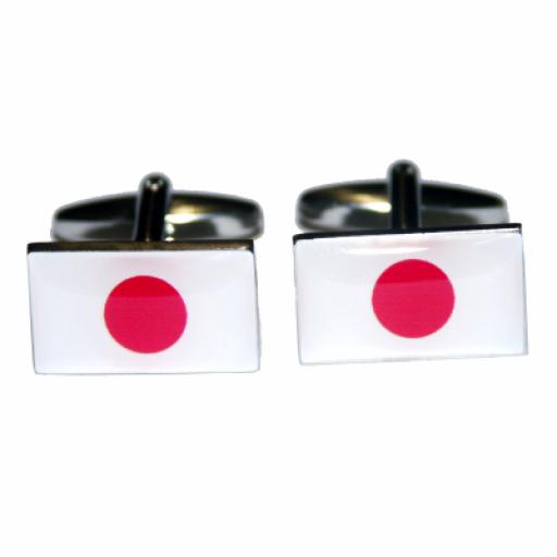 Japan Flag Cufflinks (BOCF19)