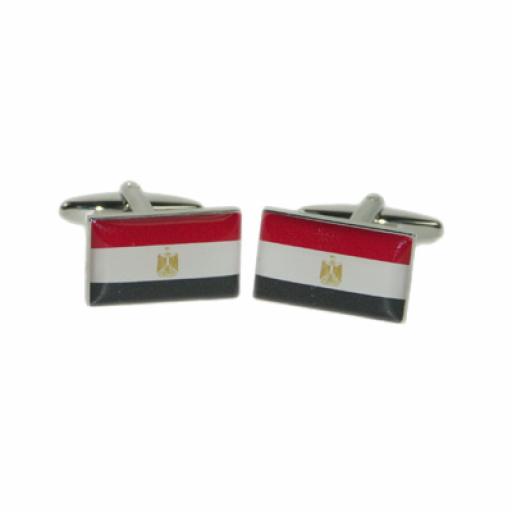 Egypt Flag Cufflinks (BOCF85)