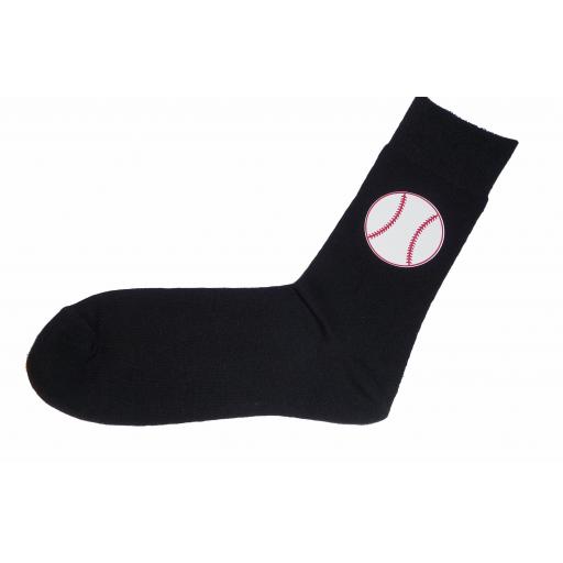 Base Ball Socks, Great Novelty Gift Socks Luxury Cotton Novelty Socks Adult size UK 6-12 Euro 39-49