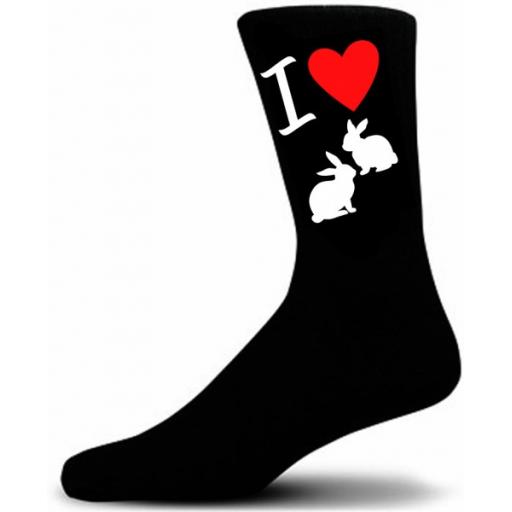 I Love My Rabbit Socks, Great Novelty Gift Socks Luxury Cotton Novelty Socks