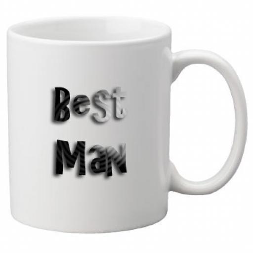 Best Man - 11oz Mug, Great Novelty Mug, Celebrate Your Wedding In Style Great Wedding Accessory