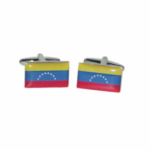 Venezuela Flag Cufflinks (BOCF118)