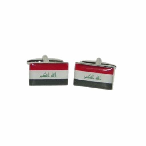 Iraq Flag Cufflinks (BOCF93)