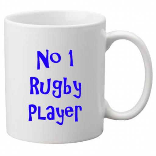 No 1 Rugby Player, 11oz Ceramic Mug
