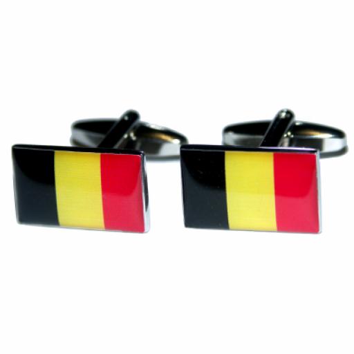 Belgium Flag Cufflinks (BOCF33)