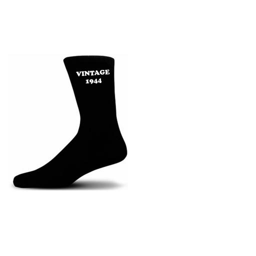 Vintage 1944 Black Cotton Rich 70th Birthday Novelty Socks