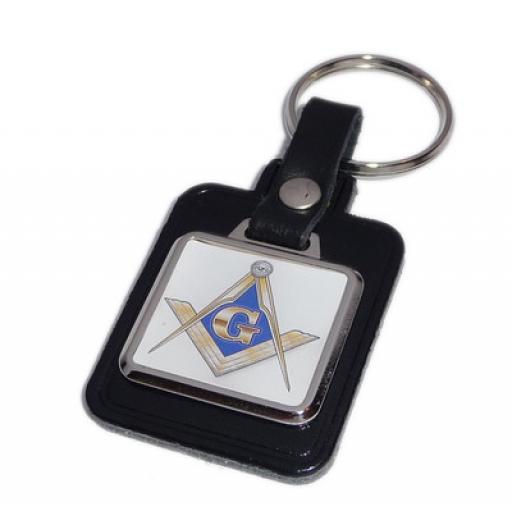 Masonic Key Ring - Blue & Gold