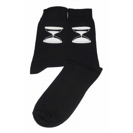 Sand Timer Socks, Great Novelty Gift Socks Luxury Cotton Novelty Socks Adult size UK 6-12 Euro 39-49