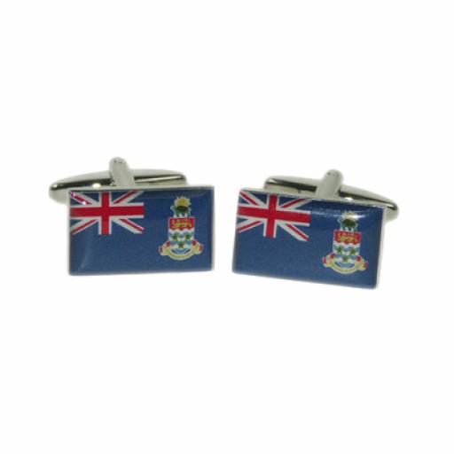 Cayman Islands Flag Cufflinks (BOCF80)